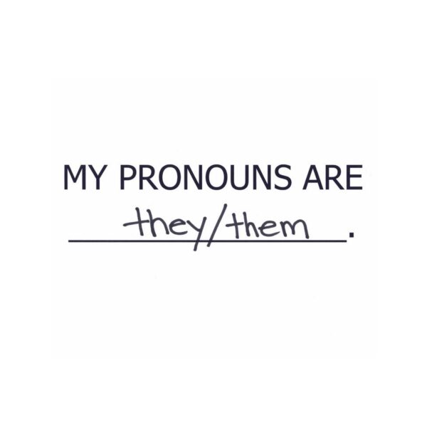 Pronoun Mouse Pad - They/Them